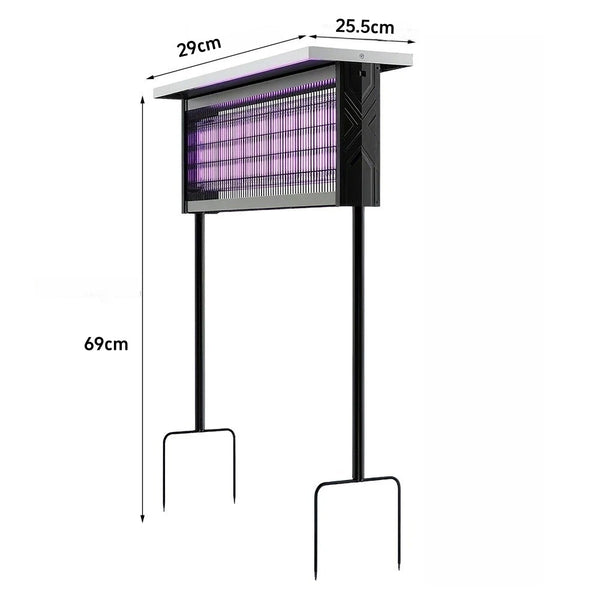 Solar USB Mosquito Killer Light Electronic Fly Bug Insect Zapper Trap Pest Lamp