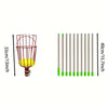 13FT Fruit Picker Tool Stainless Steel Adjustable Fruit Picker With Basket 4M