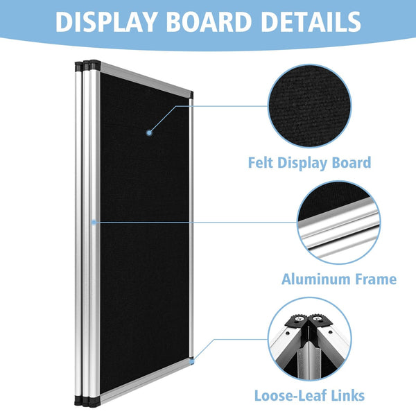 3+1 Panel Trade Show Presentation Board Folding Panel Table Top Display Board