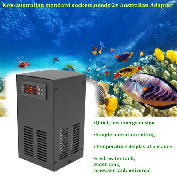Aquarium Chiller 20L Water Cooler Fish Tank Chiller for Jellyfish Coral Shrimp