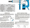 Electric Pneumatic Needle Scaler Gun Rust Remover Handheld with 23 Needles 220V