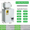 10-500g Automatic Weighing Particle Filler Intelligent Powder Packaging Machine