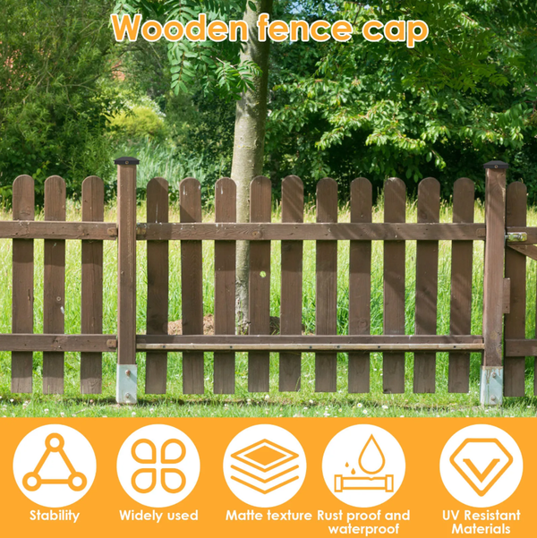12Pcs Fence Post Cap Deck Post Cover Waterproof Heat Resistanc Deck Post Caps
