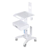 Rolling Dental Lab Trolley Cart With Drawer Intraoral Scanner Clinic Laptop Rack