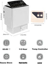 Electric Sauna Heaters Dry Steam Bath Sauna Stove for Home Hotel Spa Sauna Room