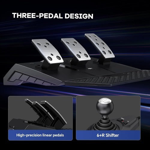 PXN V9 Driving Race Game Steering Wheel Brake Pedal for PC/PS3/PS4/SWITCH AU