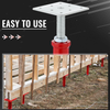 4 Pack House Jacks Floor Jack Post Leveling Screw Jack Adjustable 4.33''-7.1''
