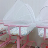 Clear Baby Bassinet Anti-Reflux Hospital Cot Newborn Crib w/ Wheels & Storage