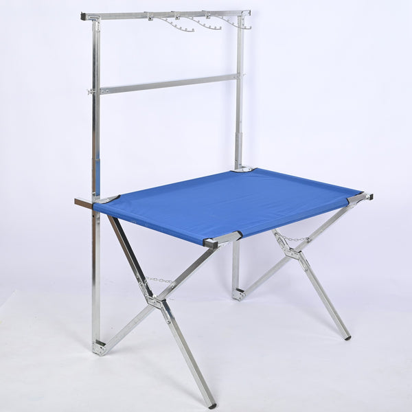 Folding Table 100x70cm Portable Display for Market Fair Stall Camping&Tradeshow