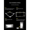 Hydroponics Grow Tent Full Spectrum LED Grow Light Kits Inline Fan Filter System