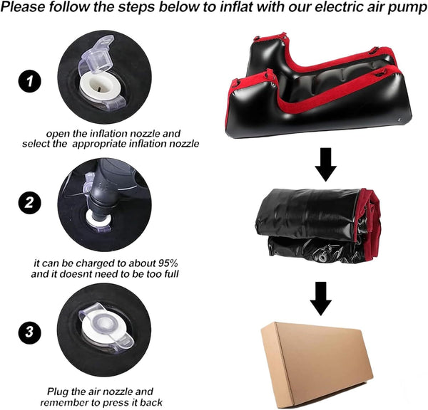 Multifunction Inflatable Sex Sofa Legs Open Restraints Chair Couples Adult Games