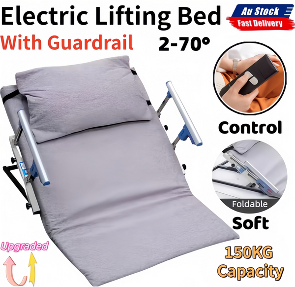 Electric Lifting Bed Backrest Adjustable for Elderly with Remote Full Length AU