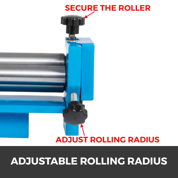 Slip Rolling Bending Machine Manual Sheet Roller Adjustable Rolling RadiusSJ-320