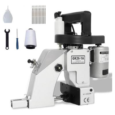 Electric Bag Closer Sewing MachineCrafting Bag Stitcher w/6 Roll Sewing Thread