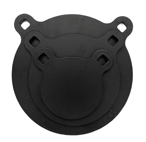 3 Pcs Gong Target Hanging Kit AR500 Steel Shooting Targets Hunting Training AU