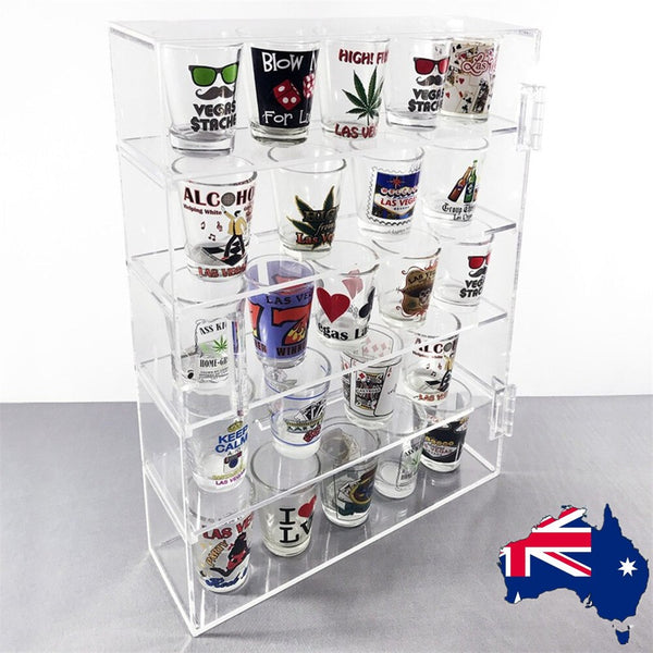 5 Layer Acrylic Display Case Dustproof Clear Box Cars Trucks Luxury Storage Box