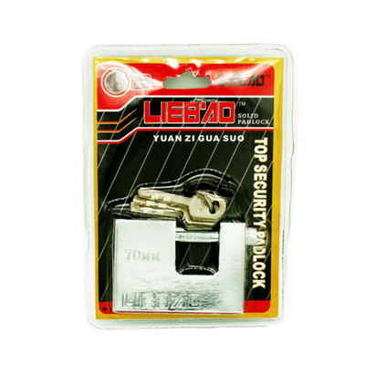 Cross Beam Blade Rectangular Lock Heavy Duty Padlock High Security Shackle Lock