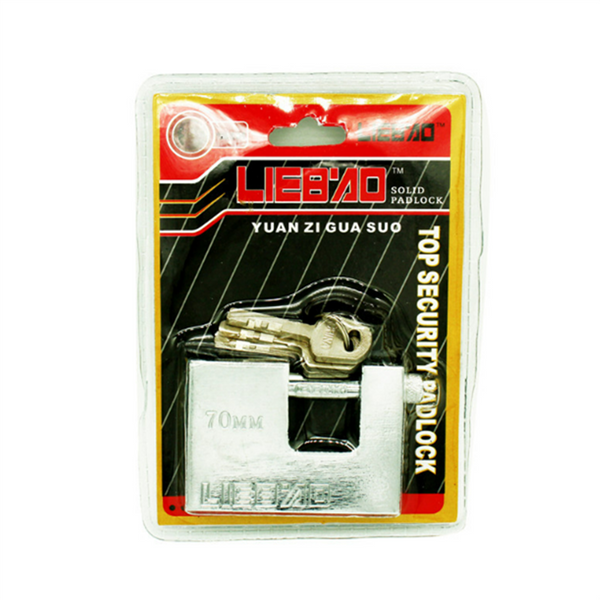 Cross Beam Blade Rectangular Lock Heavy Duty Padlock High Security Shackle Lock
