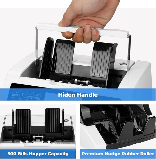 Mixed Denomination Money Bill Counter Cash Counter Bank Grade Currency Sorting