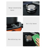 Outdoor Camping Portable Gas Stove Adjustable 2 Burners Foldable With Carry Bag
