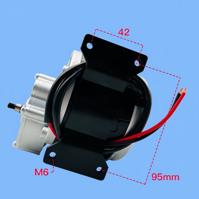 12V 250W Reversible Geared Motor with 9 Tooth Bicycle Speed Reduction Motor