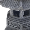 Pagoda Statues Outdoor Solar Powered Statue Zen Garden Lantern LED Garden Light