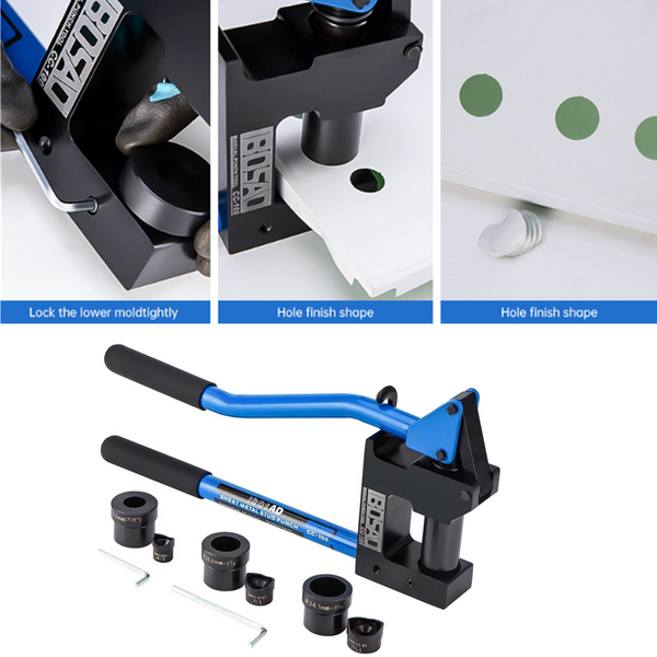 Metal Stud Punch Tools Puncher Knockout Electrician Stud Punch Tool CC-100 w/Box