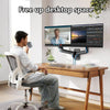 Double Monitor Arm Fully Adjustable Dual Monitor Wall Mount For 13''to32" Screen