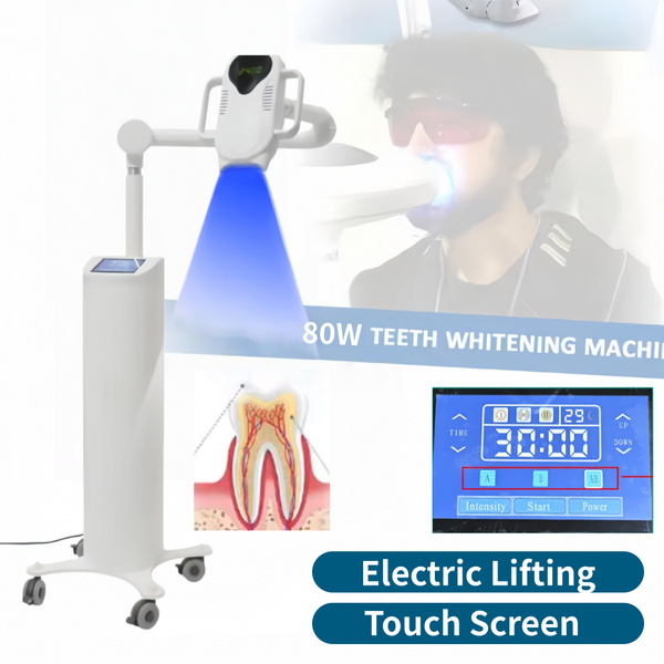 80W Lift Type Dental Cold Light Lamp Touch Screen Teeth Teeth Whitening Machine