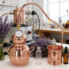 Copper Distiller Essential Oil Extraction Chamomile Mugwort Homemade Hydrosols