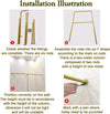 Clothing Store Fitting Room 3 Curtains Privacy Changing Room 200*100*200cm AU
