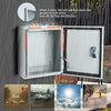 Electrical Enclosure Box 40x30x20cm Steel Switchboard Waterproof Cabinet Plate