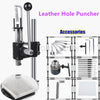 Manual Leather Hole Puncher for DIY Leather Craft Punching w/ Aluminum Plate AU