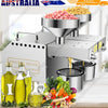 Electric Oil Press Machine 1500W Double Outlets Stainless Steel Oil Expeller AU