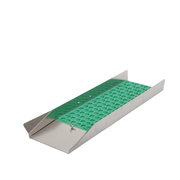 Outdoor Portable Gold Sluice Box Unpowered Gold Washing Chute with Rubber Mats