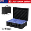Toploader Storage Box Card For 3"x4" Cards Trading Metal Card Storage Box w/Lock