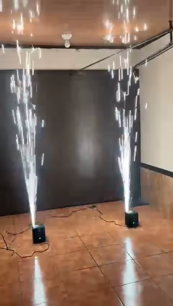 350W Cold Spark Machine Firework Remote DMX Wedding Stage Effect DJ Disco Party