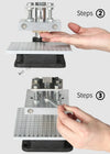 Upgraded Hot Foil Stamping Machine 5x7cm Leather Bronzing Pressure Mark Machine