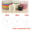 E27 DIY Circular 14/20/30cm Lampshade Frame Ring Set Lamp Light Shade Kit