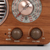 Portable AM FM Radio | Mains/Rechargeable Battery | Wood Effect | Retro Style