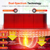 960pcs LED 660mm&850mm Near Infrared Red Light Therapy Mat For Body Pain Relief