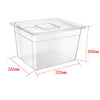 Sous Vide Container 12L Sous Vide Rack with Lid & Rack - BPA Free Complete Sous