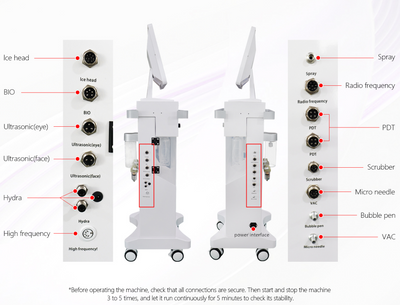 15In1 Hydra Spa Facial Beauty Machine Hydro Dermabrasion Skin Analyzer Face Care