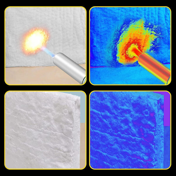Ceramic Fiber Blanket High Temperature Thermal Fireproof Insulation mat 0.6x3.6M