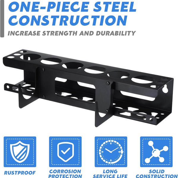Caulk Mastic Sealant Tube Gun Holder Bracket 6 Holes Heavy Duty Sealant Rack