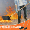 2PCS/set Fire Flapper Ergonomic Handle Fire-extinguishing Paddle Flame Tool