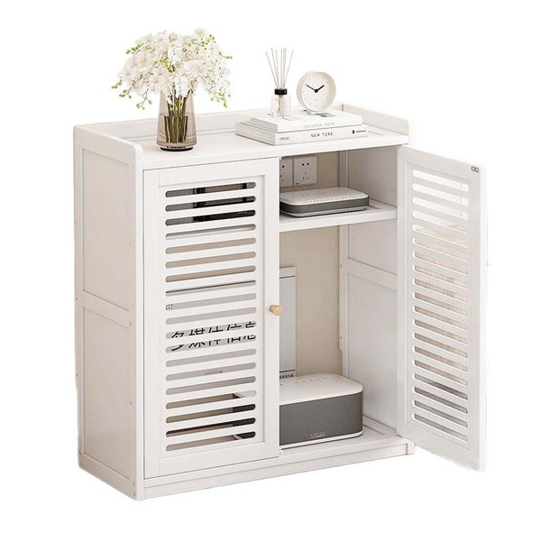 WiFi Router Storage Cabinet Router Storage Box Ventilation & Cord Management
