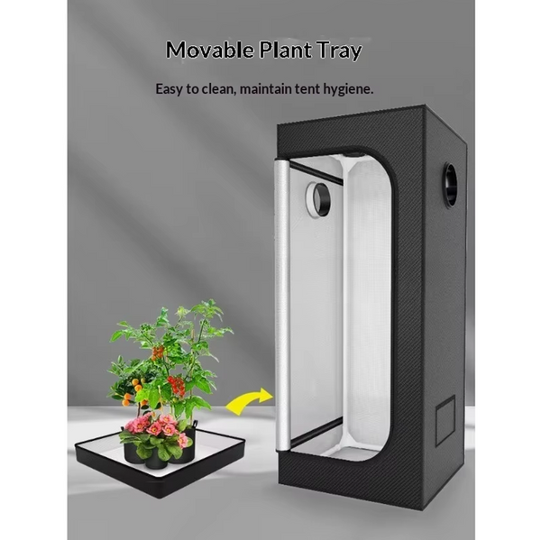Hydroponics Grow Tent Full Spectrum LED Grow Light Kits Inline Fan Filter System