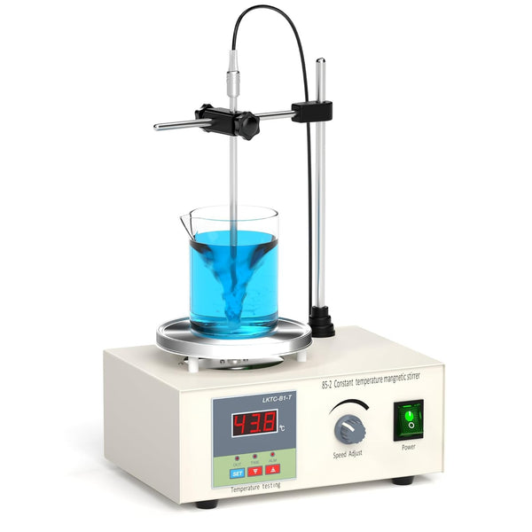 2L Magnetic Stirrer Hot Plate with Digital Temperature Display & Speed Adjusting