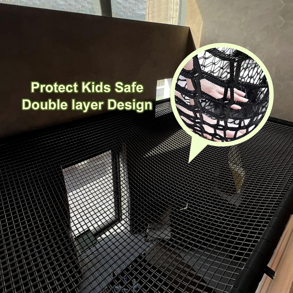 2*3m Kid Playground Play Safety Net Outdoor Climbing Cargo Net Children Backyard